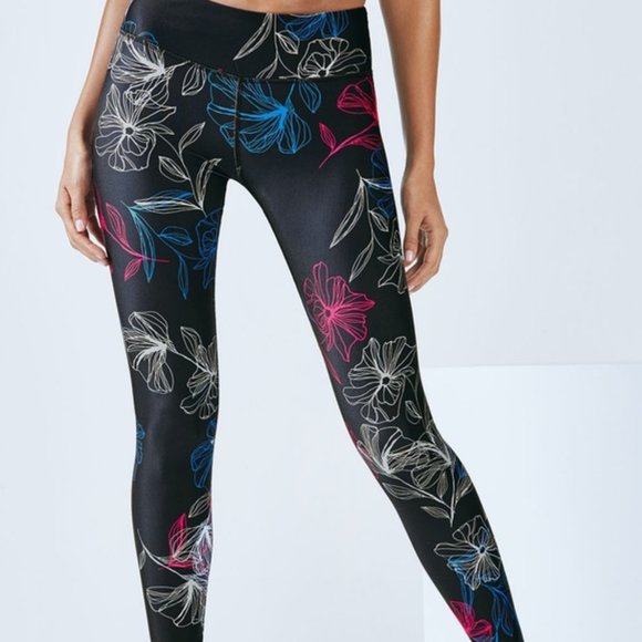 Fabletics Pants - Fabletics Salar Blueprint Floral leggings